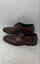 Load image into Gallery viewer, Hugo Boss Mens Brown Leather Cap Toe Lace-Up Derby Dress Shoes Size 7.5