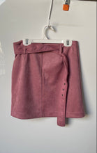 Load image into Gallery viewer, Forever 21 Womens Pink Stretch Belted High-Waist Pull On Mini Skirt Size Small