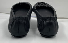 Load image into Gallery viewer, Authentic Tory Burch Womens Minnie Black Leather Slip-On Ballet Flats Size 8.5 M