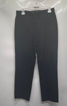 Load image into Gallery viewer, Lauren Ralph Lauren Womens Black Flat Front Straight Leg Trouser Pants Size 12P