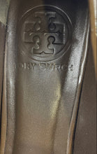 Load image into Gallery viewer, Authentic Tory Burch Womens Talla Brown Leather Slip-On Block Pump Heels Size 6M