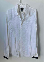 Load image into Gallery viewer, Just Cavalli Mens White Cotton Long Sleeve Collared Dress Shirt Size 50