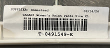 Load image into Gallery viewer, Tahari Womens Black White Tropical Palm Leaf Print Wide-Leg Pants Size XL