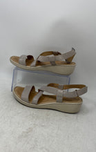 Load image into Gallery viewer, Born Womens Idella Gray Open Toe Wedge Strappy Sandals Size 9M
