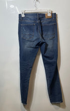 Load image into Gallery viewer, Aeropostale Womens Blue Denim Flex Effects Raw Hem Super Skinny Jeans Size 29/32