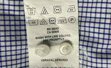 Load image into Gallery viewer, Tommy Hilfiger Mens Multicolor Plaid Cotton Regular Fit Dress Shirt Size 16 1/2
