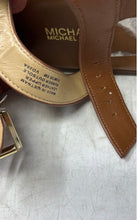 Load image into Gallery viewer, Michael Kors Womens Acorn Brown Leather Ankle Strap Espadrille Sandals Size 8.5M