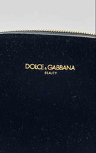Load image into Gallery viewer, Dolce & Gabbana Beauty Womens Black Top Zipper Travel Cosmetic Bag