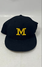 Load image into Gallery viewer, Jordan Mens Black Michigan Wolverines Jumpman Embroidered Logo Baseball Cap