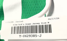 Load image into Gallery viewer, Nike Kids Green Boston Celtics Jayson Tatum #0 Icon Edition Basketball Jersey M