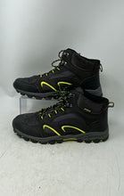 Load image into Gallery viewer, RBX Mens Black Green Lace-Up Round Toe Mid Top Hiking Shoes Size 11
