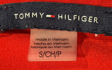 Load image into Gallery viewer, Tommy Hilfiger Womens Red Sleeveless Split Neck Twisted Front Blouse Top Size S