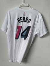 Load image into Gallery viewer, Nike Mens White Miami Heat Tyler Herro #14 NBA Basketball T-Shirt Size Large