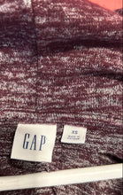 Load image into Gallery viewer, Gap Womens Purple Printed Long Sleeve Stretch Pullover Hoodie Size XS
