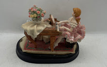 Load image into Gallery viewer, Casinelli Multicolor Victorian Style Porcelain Represents 2 Musicians Figurine