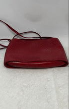 Load image into Gallery viewer, Abraham & Straus Womens Red Animal Print Leather Crossbody Purse