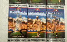 Load image into Gallery viewer, PBS Home Video Baseball The American Epic Ken Burns VHS Box Set Of 9 Tapes