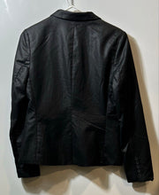 Load image into Gallery viewer, Metaphor Womens Black Long Sleeve Notch Lapel Two-Button Blazer Sz S Tear Inside