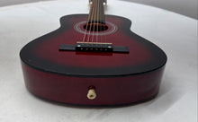 Load image into Gallery viewer, Ashthorpe Model B21 Dark Red Small Size Acoustic Guitar With Gig Bag