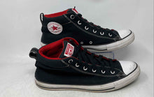 Load image into Gallery viewer, Converse Mens Chuck Taylor All Star Mid 146173F Black White Red Sneaker Shoes 11