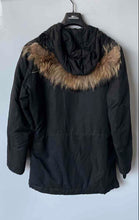 Load image into Gallery viewer, Brema Mens Black Long Sleeve Full-Zip Hooded Winter Parka Jacket Size 50