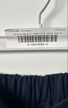Load image into Gallery viewer, Banana Republic Womens Hayden Blue Flat Front Straight Leg Ankle Pants Size M