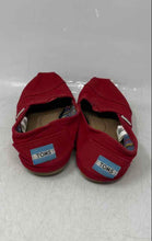 Load image into Gallery viewer, Toms Womens Classic Alpargata Red Casual Low Top Slip-On Shoes Size 7