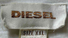 Load image into Gallery viewer, Diesel Mens White Cotton Short Sleeve V-Neck Regular Fit T-Shirt Size XXL