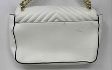 Load image into Gallery viewer, Victoria's Secret Womens Bond Street White Faux Leather Studded Shoulder Purse