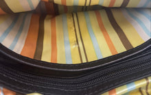 Load image into Gallery viewer, Kate Landry Womens Brown Black Leather Detachable Strap Lined Crossbody Handbag