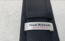 Load image into Gallery viewer, Isaac Mizrahi Mens Brown Printed Keeper Loop Pointed Tie One Size