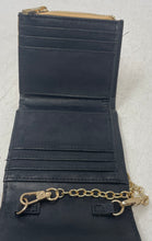 Load image into Gallery viewer, Aldo Womens Sianad711 Metallic Gold Quilted Mini Trifold Wallet With Chain Strap