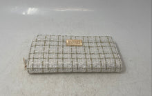Load image into Gallery viewer, Badgley Mischka Womens White Printed Card Holder Small Zip-Around Wallet