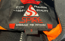 Load image into Gallery viewer, Spire Embrace The Detours Mens Black Long Sleeve Bomber Jacket Size S With Tag