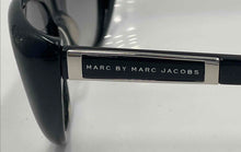 Load image into Gallery viewer, Authentic Marc By Marc Jacobs Black/Silver Tone Women's Sunglasses With Case