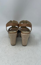 Load image into Gallery viewer, Michael kors Womens Berkley Brown Wedge Platform Espadrille Sandals Size 7M