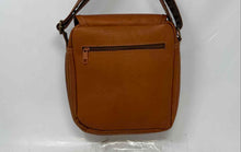 Load image into Gallery viewer, Caroline Womens Brown Outer Zip Pockets Adjustable Strap Crossbody Bag & Wallet