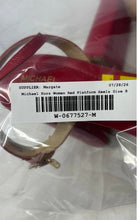 Load image into Gallery viewer, Michael Kors Womens Red Leather Open Toe Block Platform Heels Size 8M