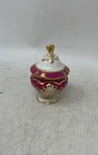 Load image into Gallery viewer, Antique Multicolor Engraved Porcelain Tableware Scroll Handle Lidded Sugar Bowl