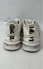 Load image into Gallery viewer, Ovelove Mens White Black Lace-Up Low Top Sneaker Shoes Size EUR 45