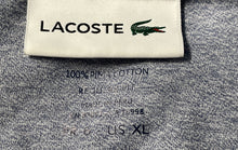 Load image into Gallery viewer, Lacoste Mens Blue V-Neck Short Sleeve Regular Fit Pullover T-Shirt Size XL