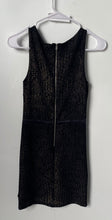 Load image into Gallery viewer, Sweet La Moda Womens Black Animal Print Sleeveless Back Zip Sheath Dress Size S