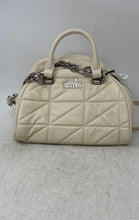 Load image into Gallery viewer, Steve Madden Womens Beige Detachable Strap Inner Pockets Satchel Bag With Tag