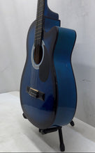 Load image into Gallery viewer, Freedom CG330C Blue Burst 3/4 Classical Acoustic Guitar With Gig Bag
