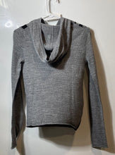 Load image into Gallery viewer, Armani Exchange Womens Gray Long Sleeve Pullover Hoodie Size Small