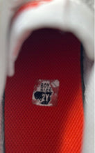 Load image into Gallery viewer, Nike Boys Air Force 1 Low White Orange Leather Lace-Up Sneakers Shoes Size 2Y