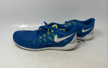 Load image into Gallery viewer, Nike Mens Free 5.0 642198-401 Blue Low Top Lace-Up Sneaker Shoes Size 11
