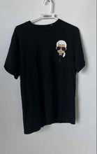 Load image into Gallery viewer, Karl Lagerfeld Mens Black Short Sleeve Crew-Neck Pullover T-Shirt Size L