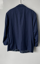 Load image into Gallery viewer, Collection By Michael Strahan Mens Blue Long Sleeve One-Button Blazer Size 50R