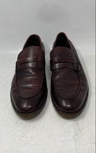 Load image into Gallery viewer, Bloomingdale's Mens Brown Leather Round Toe Slip-On Penny Loafer Shoes Size 10
